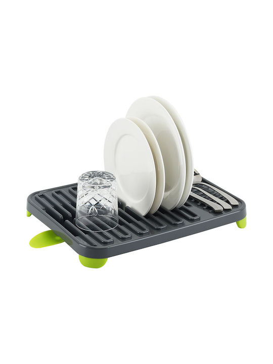 Luigi Ferrero FR-3830P Plastic Gray Dish Rack 38x30x4.5cm