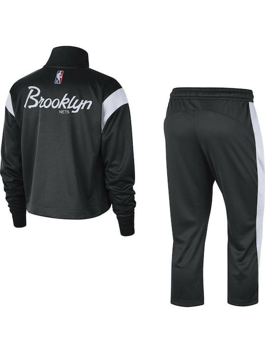 Nike NBA Brooklyn Nets Tracksuit Sweatpants Set Black DH8392-010