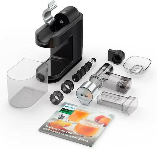 Philips Avance Collection Slow Press Juicer 200W Inox Black
