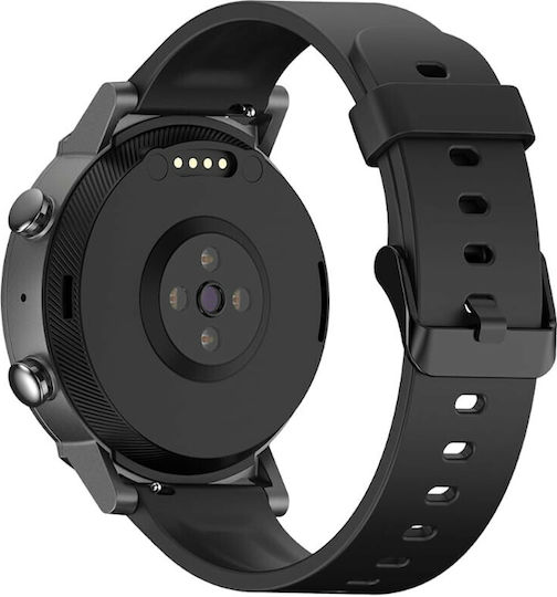 Ticwatch E3 44mm Αδιάβροχο Smartwatch με Παλμογράφο (Panther Black)