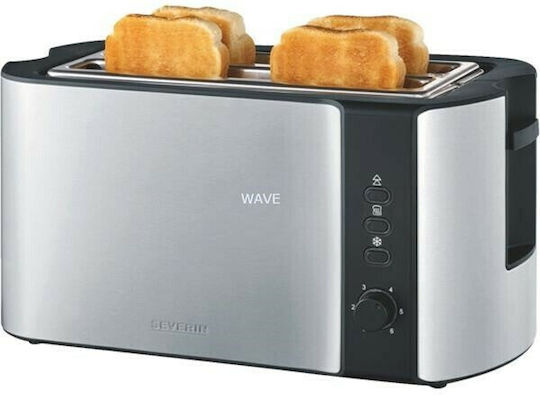 Severin AT 2590 Toaster 4 Slots 1400W Inox