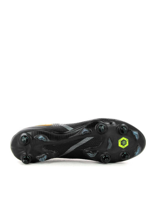 Nike Phantom GT2 Elite Ποδοσφαιρικά Παπούτσια με Τάπες SG-Pro Black / Metallic Gold / Metallic Silver / Metallic Dark Grey