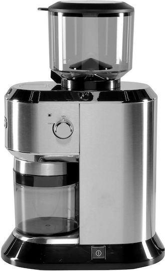 De'Longhi Електрически Кафемелачка 150W с капацитет за кафе на зърна 350гр и 18 нива на смилане Сребрист
