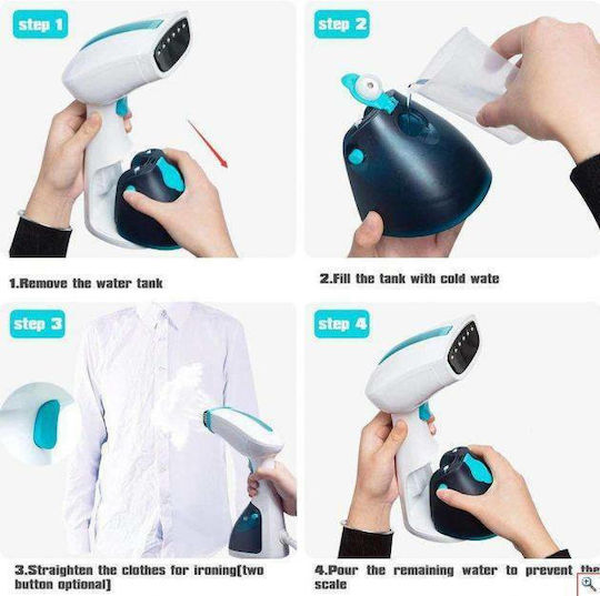 Sokany AJ-2205 Garment Steamer Hand 1200W with Tank 260ml White