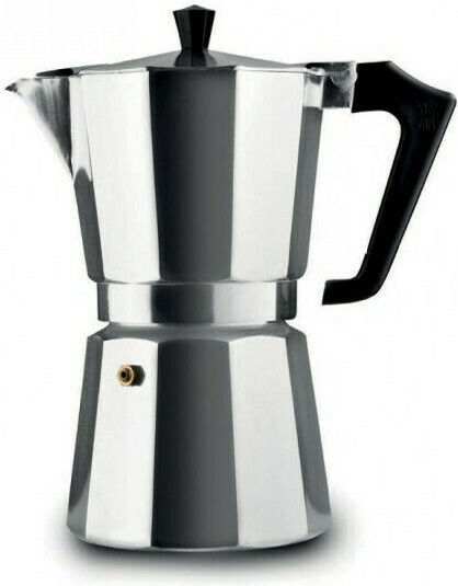 Pezzetti Italexpress Μπρίκι Espresso 6cups Ασημί