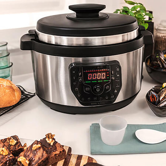Cecotec H Ovall Πολυμάγειρας 1000W με Χωρητικότητα 8lt Ασημί