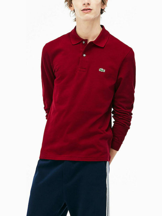 Polo Short Sleeve Blouse Burgundy