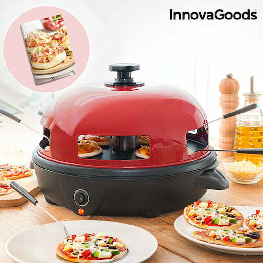 InnovaGoods Παρασκευαστής Πίτσας 700W Κόκκινος