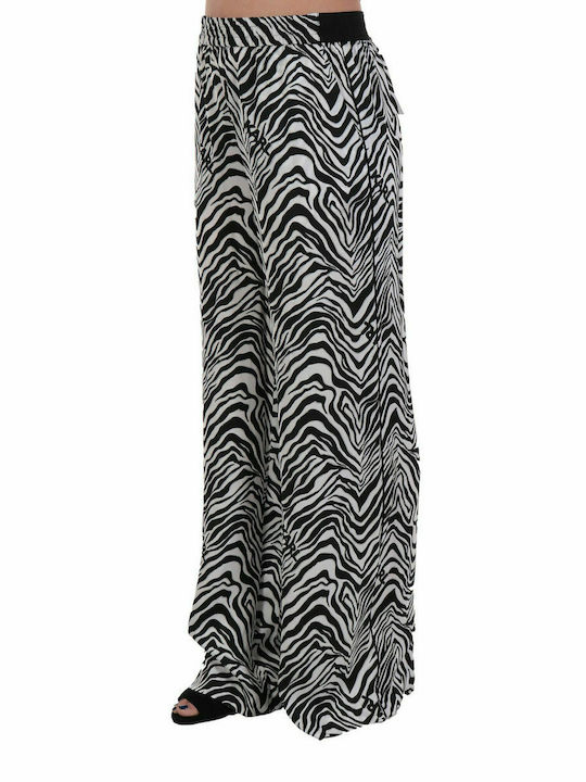 Damen Hochbund Leopard Weiß Pantaloona