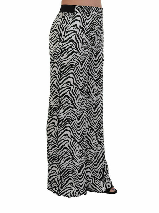 Damen Hochbund Leopard Weiß Pantaloona