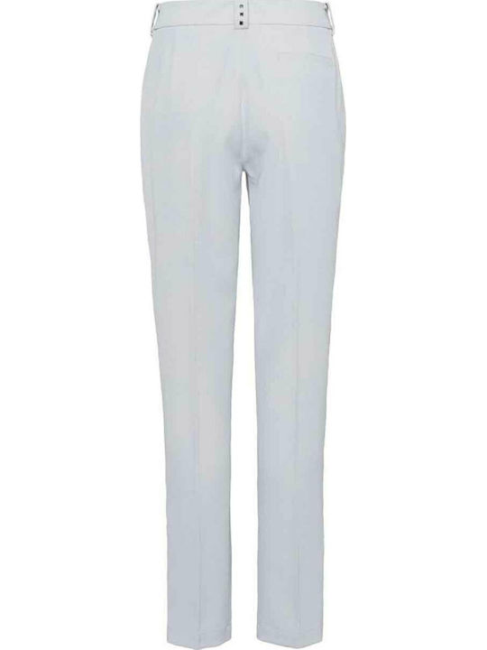 Emporio Armani Women's Fabric Trousers Gray