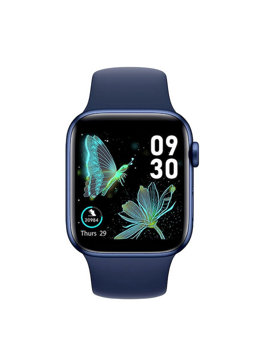 HW22 44mm Smartwatch with Heart Rate Monitor (Blue)