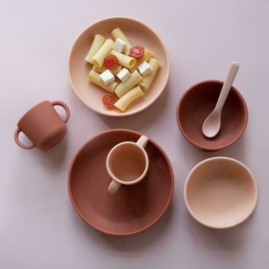 Ekobo Baby Food Plate made of Silicone Multicolour 2pcs