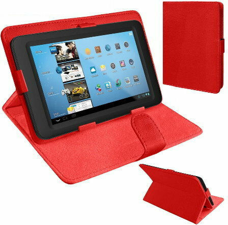 iNOS Flip Cover Flip Cover Rote (Universal 8-9")