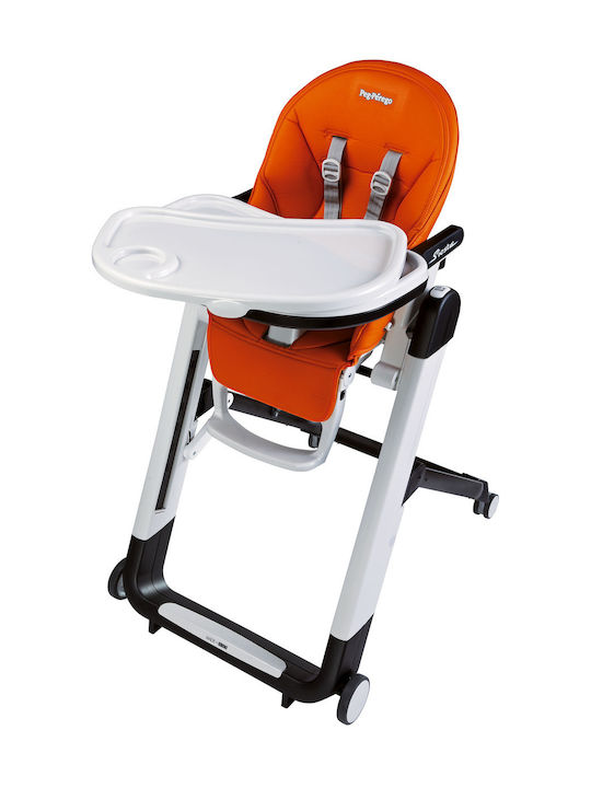 Peg Perego Siesta Follow Me Scaun Înalt De Masă Bebe Pliabil Cu Înălțime Reglabilă Aquarelle