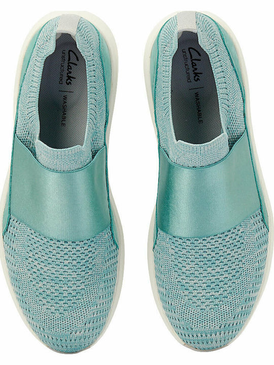 Un Rio Knit Текстил Анатомични Дамски Slip-On Turquoise