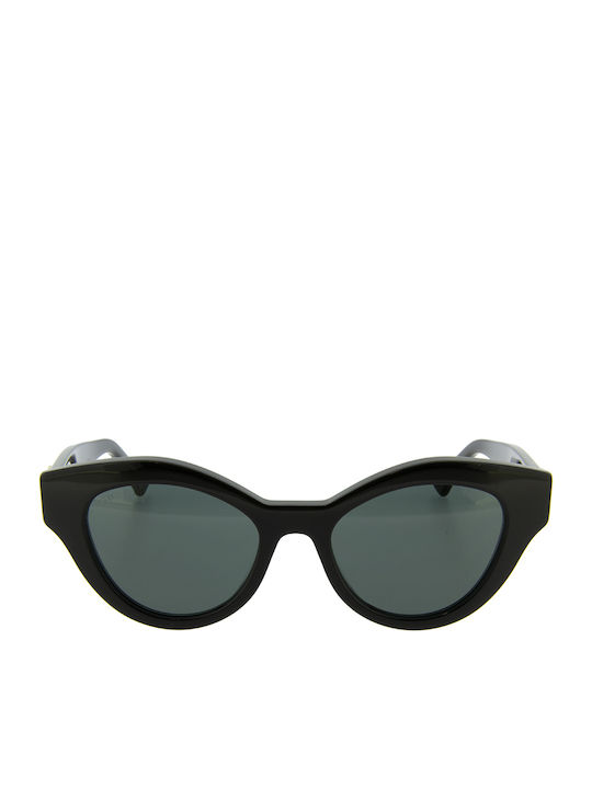 Gucci Women's Sunglasses with Black Plastic Frame and Black Lens GG0957S 002