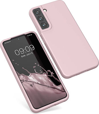 KWmobile Soft Flexible Umschlag Rückseite Silikon Antique Pink Matte (Galaxy S22 5G) 56756.52