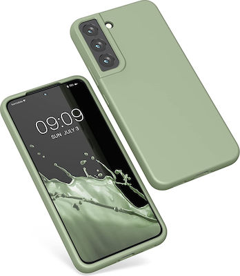 KWmobile Soft Flexible Coperta din spate Silicon Gray Green (Galaxy S22 5G) 56756.172