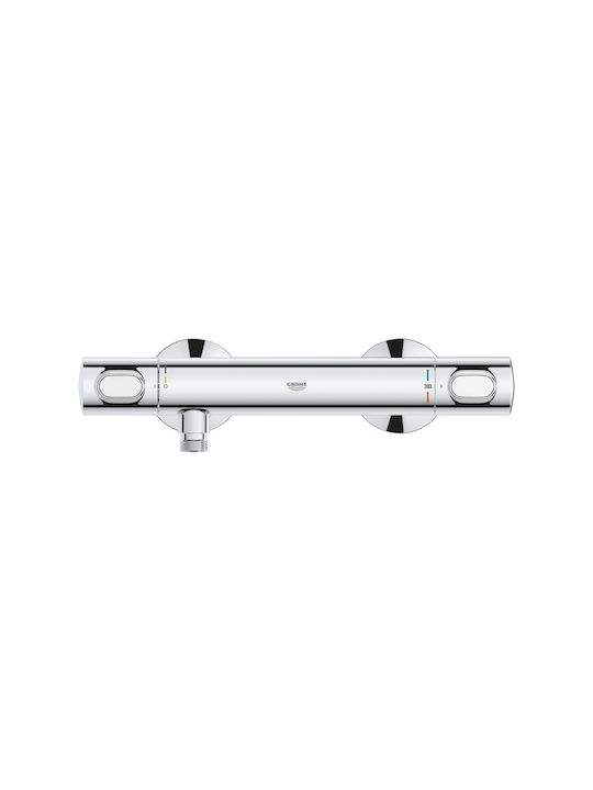 Grohe Grohtherm 500 Mixing Bathtub Shower Faucet Thermostatic Silver