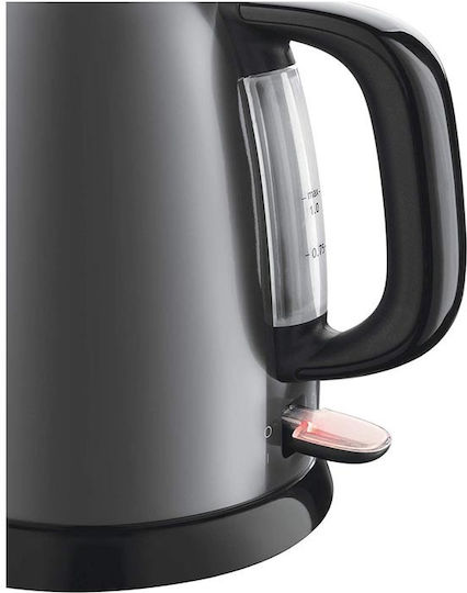 Russell Hobbs Colours Plus+ Mini Βραστήρας 1lt 2400W Γκρι