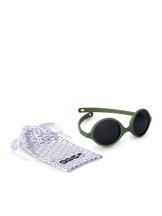 KiETLA Diabola Unbreakable Baby Sunglasses Khaki for 0-1 Year