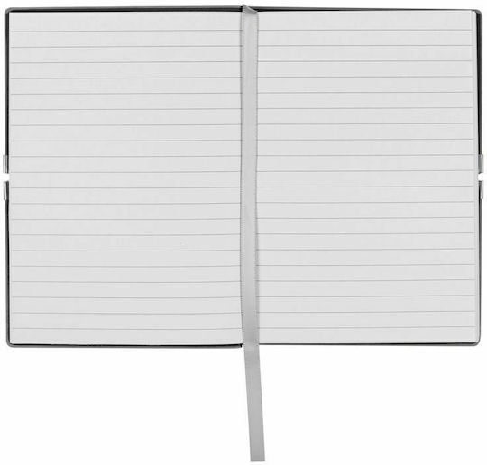 Boss Essential Storyline Notebook 80 Sheets A6 Ruled with Elastic Gray