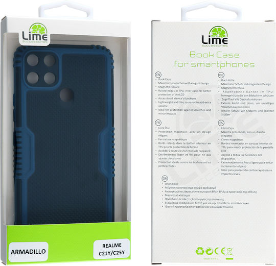 Lime Armadillo Camera Guard Back Cover Πλαστικό Μπλε (Realme C21Y/C25Y)
