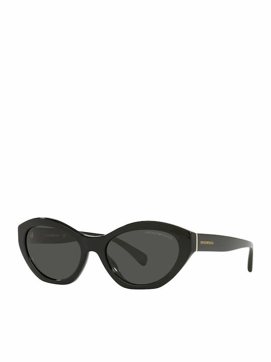 Emporio Armani Women's Sunglasses with Black Plastic Frame and Black Lens EA4172 501787