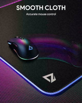 Aukey Large Gaming Mouse Pad with RGB Lighting Black 450mm KM-P8