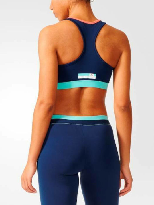 adidas Stellasport Femei Atletic Sutien sport Indigo cu umplutură și Căptușeală ușoară