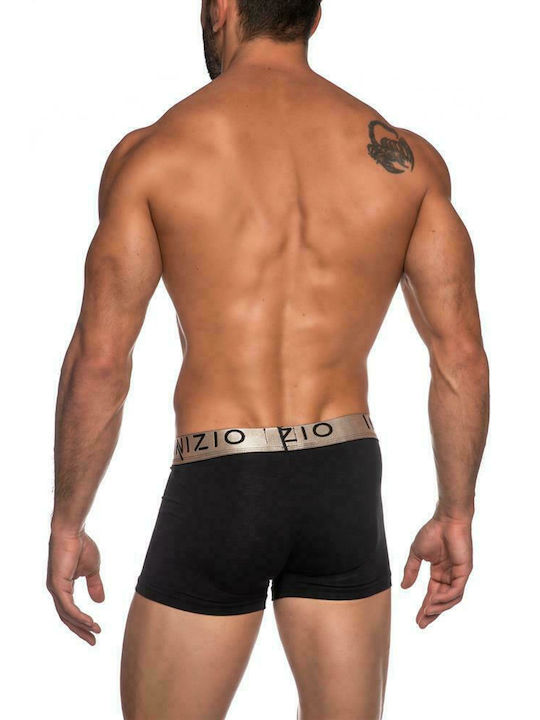 Inizio Herren Boxershorts Black / Gold 1Packung