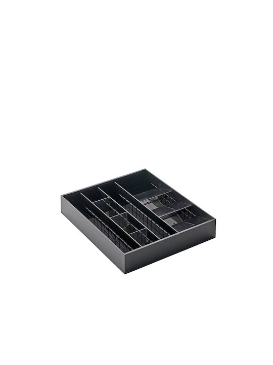 Yamazaki Tower Drawer Dividers Plastic in Black Colour 35x47.5x5.5cm