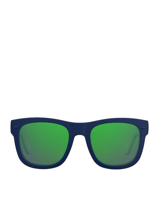 Havaianas Paraty S Unisex Sunglasses with Blue Plastic Frame and Green Mirror Lens Paraty/S QMB/Z9