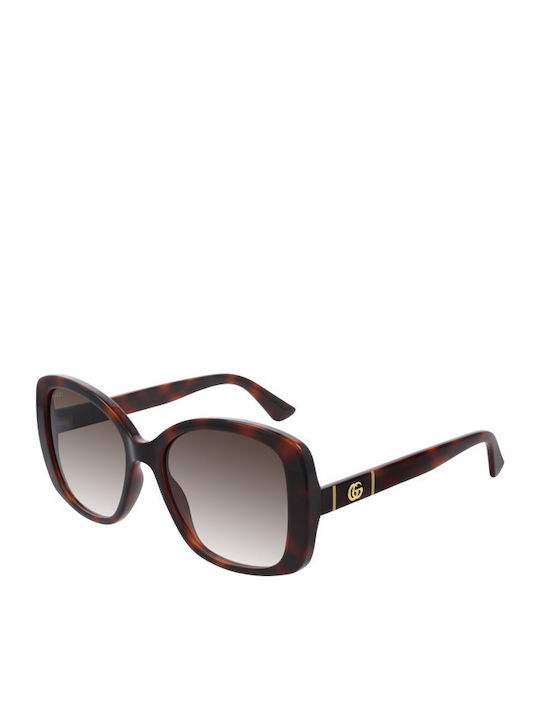 Gucci Γυαλιά Ηλίου Καφέ με Κοκκάλινο Σκελετό Gucci Γυαλιά Ηλίου Καφέ με Κοκκάλινο Σκελετό