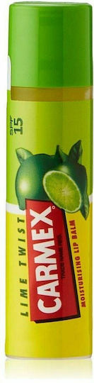 Carmex Moisturising Lip Balm SPF15 Lime Twist 4.25gr