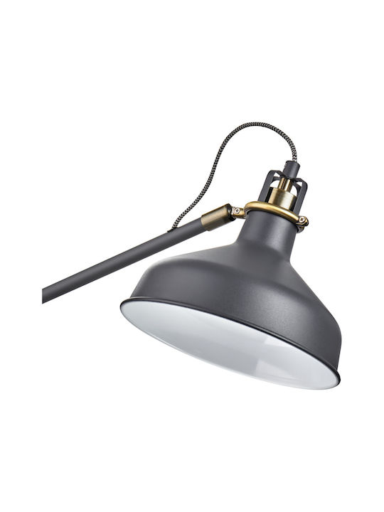 Emos Harry Office Lamp with Foldable Arm in Gray Color