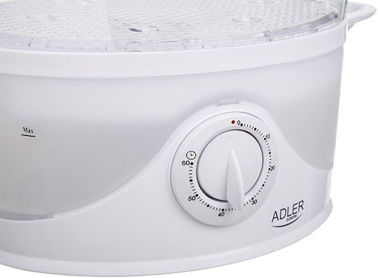 Adler Food Steamer with 3 Steaming Decks 9lt