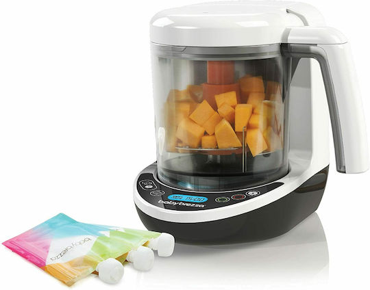 Baby Brezza Deluxe BRZ00141 Βρεφικός Ατμομάγειρας με Μπλέντερ 0.95lt