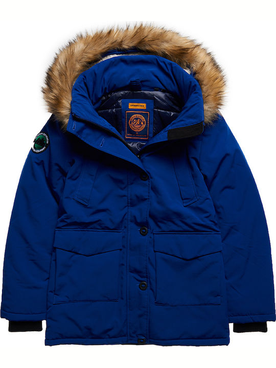 Everest Lungă Jachetă de femei tip parka Albastru