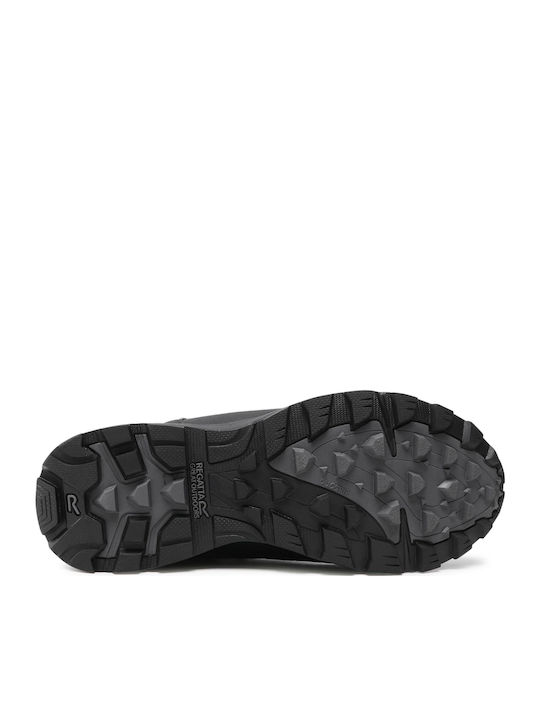 Regatta Samaris Thermo Herrenmänner Wanderschuhe Schwarze
