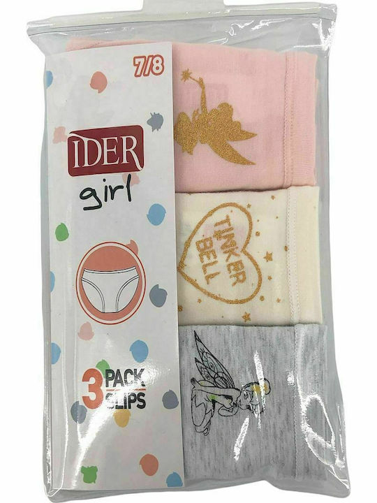IDER Kinder-Set mit Slips Rosa 3Stück