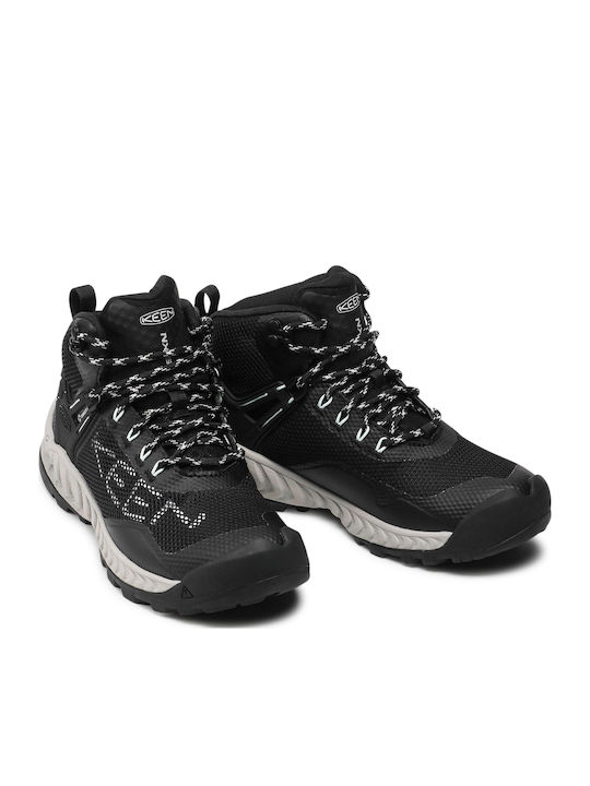Keen Nxis Evo Γυναικεία Ορειβατικά Μποτάκια Αδιάβροχα Μαύρα
