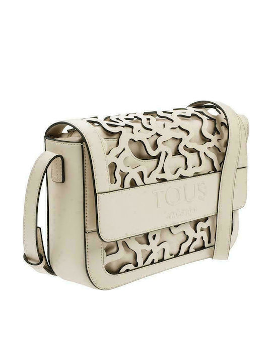 Amaya Kaos Shock Women's Shoulder Crossbody Bag Made Of Artificial Leather Beige