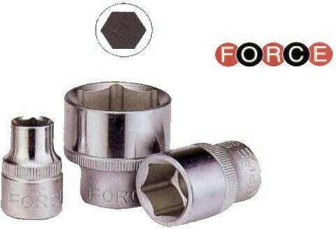 Force Socket Hex with Square Drive 3/4" Diameter 18mm