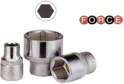 Force Căpăcel Hexagonal cu Patrat de Prindere 3/8" Diametru 24mm 1buc