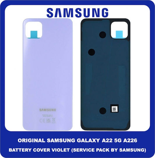 Samsung Replacement Back Cover Purple for Galaxy A22 5G