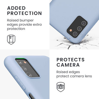 KWmobile Back Cover Σιλικόνης Light Blue Matte (Galaxy A03s)