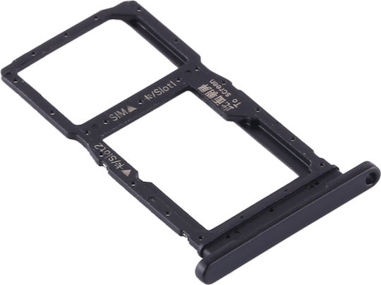 Υποδοχή Κάρτας SIM και SD Μαύρο για Huawei P Smart Pro