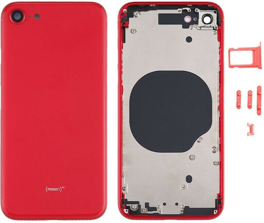 Капак за батерия Червен за iPhone SE 2020